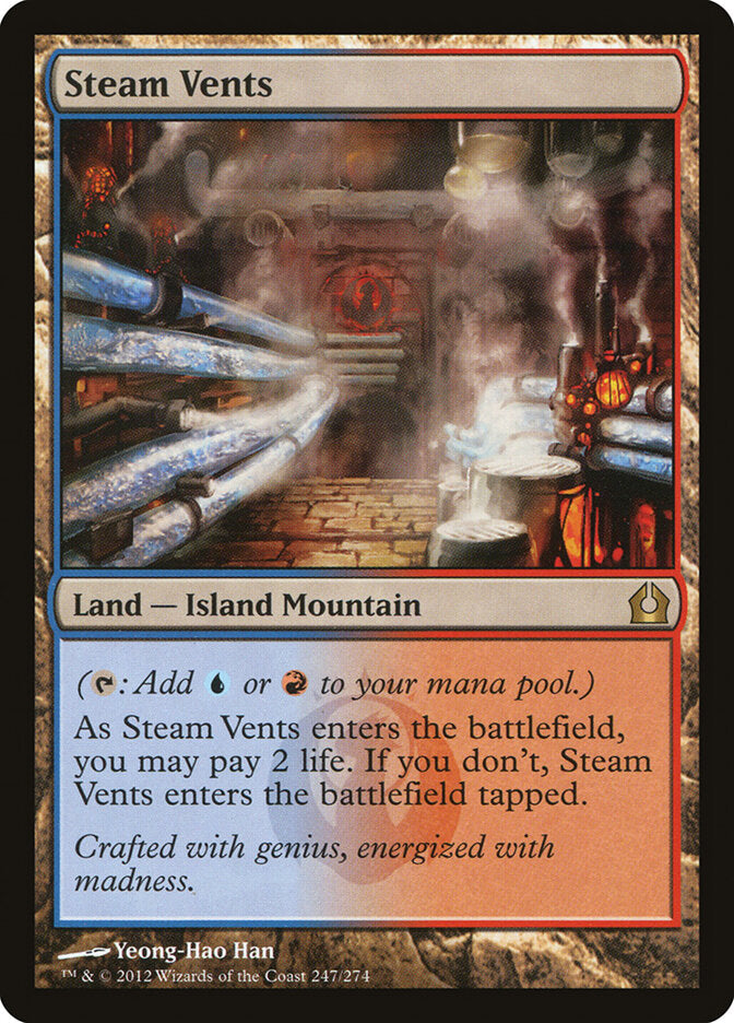 Steam Vents 247 - Return to Ravnica MTG card
