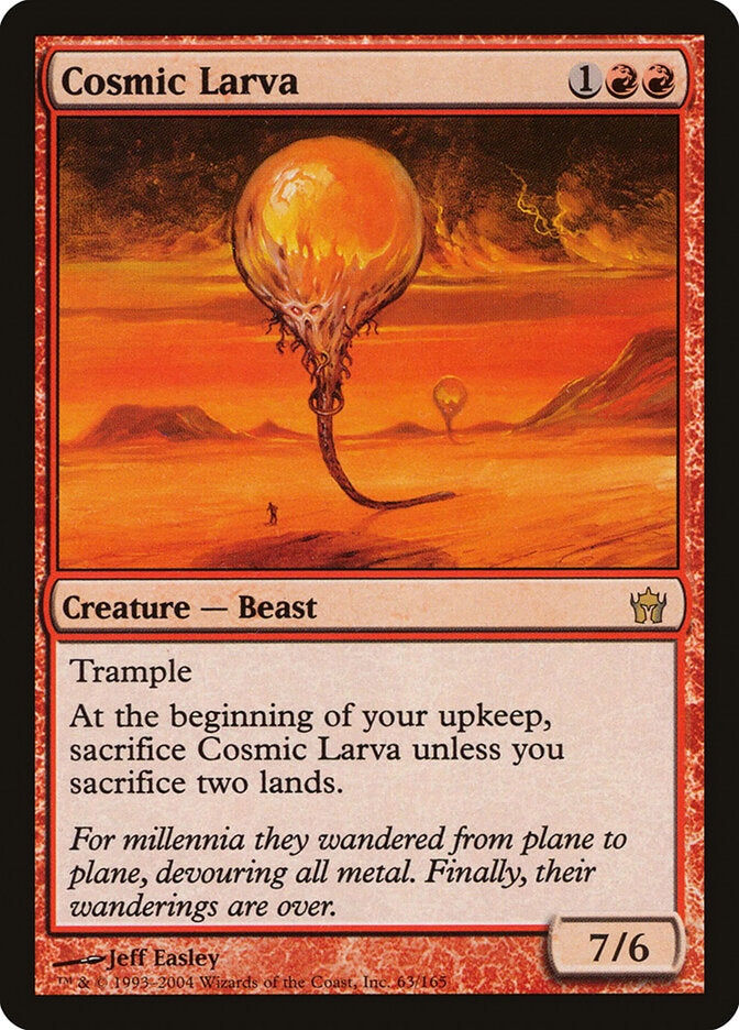 Cosmic Larva 63 - Fifth Dawn MTG card