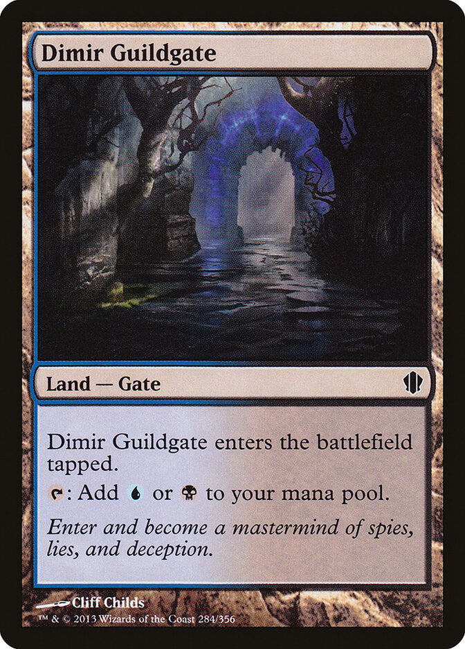 Dimir Guildgate 284 - Commander 2013 MTG card