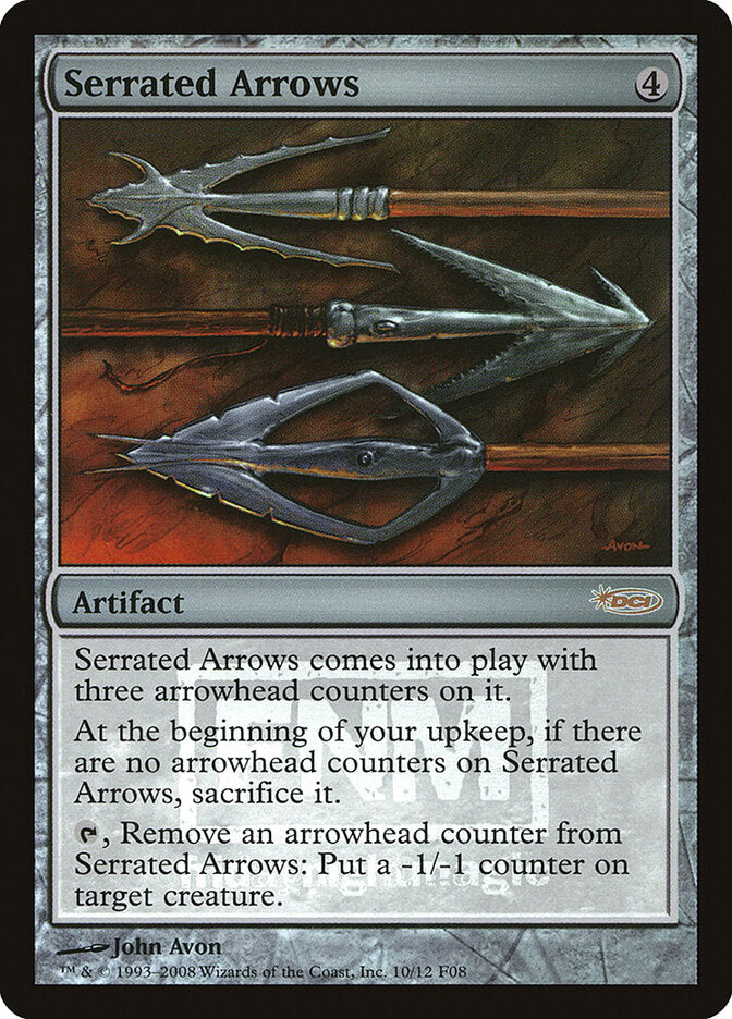 Serrated Arrows 10 - Friday Night Magic 2008 MTG card