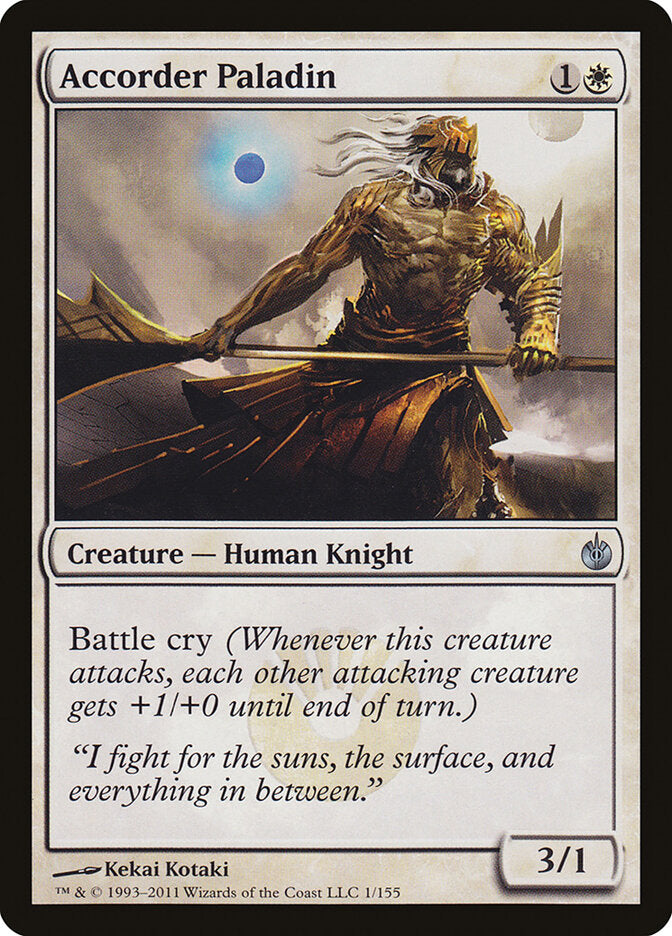 Accorder Paladin 1 - Mirrodin Besieged MTG card