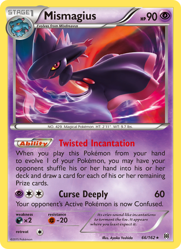 Mismagius 66/162 - BREAKthrough Pokemon card