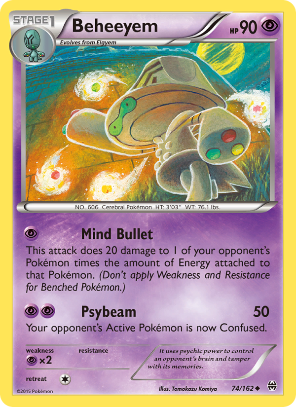 Beheeyem 74/162 - BREAKthrough Pokemon card