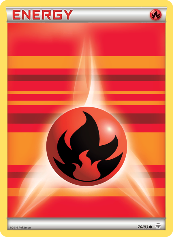 Fire Energy 76/83 - Generations Pokemon card