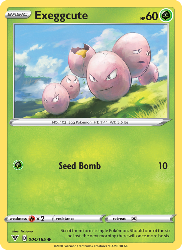 Exeggcute 4/185 - Vivid Voltage Pokemon card