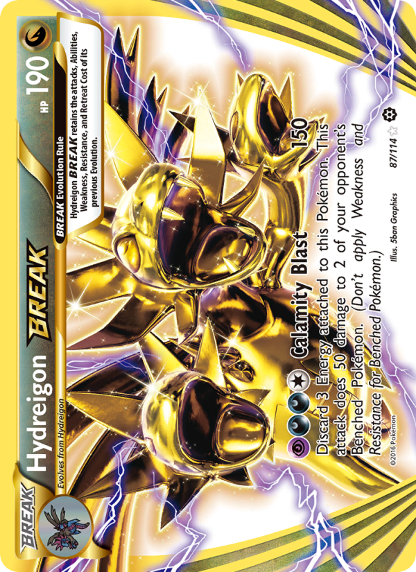 Hydreigon BREAK 87/114 - Steam Siege Pokemon card