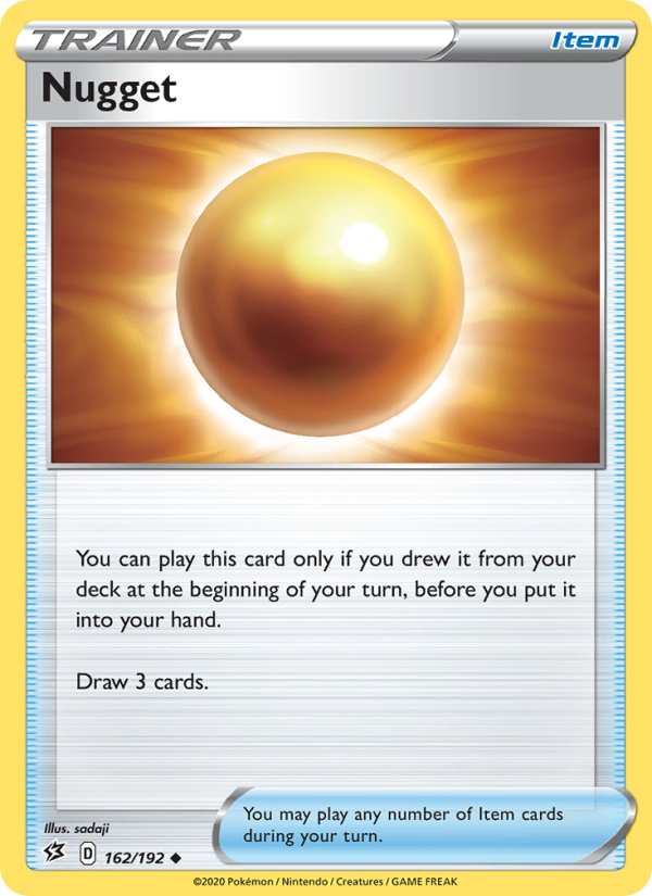 Nugget 162/192 - Rebel Clash Pokemon card