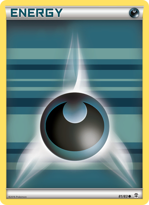 Darkness Energy 81/83 - Generations Pokemon card