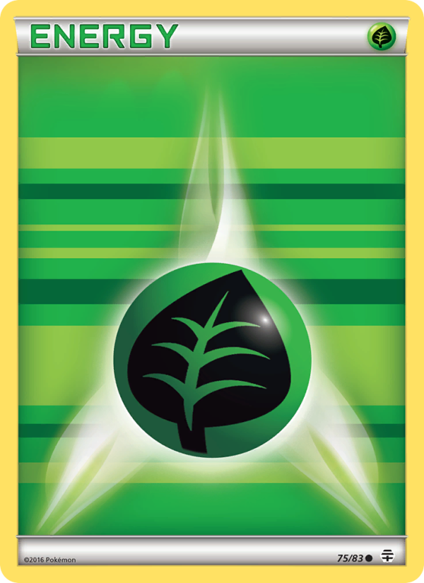 Grass Energy 75/83 - Generations Pokemon card