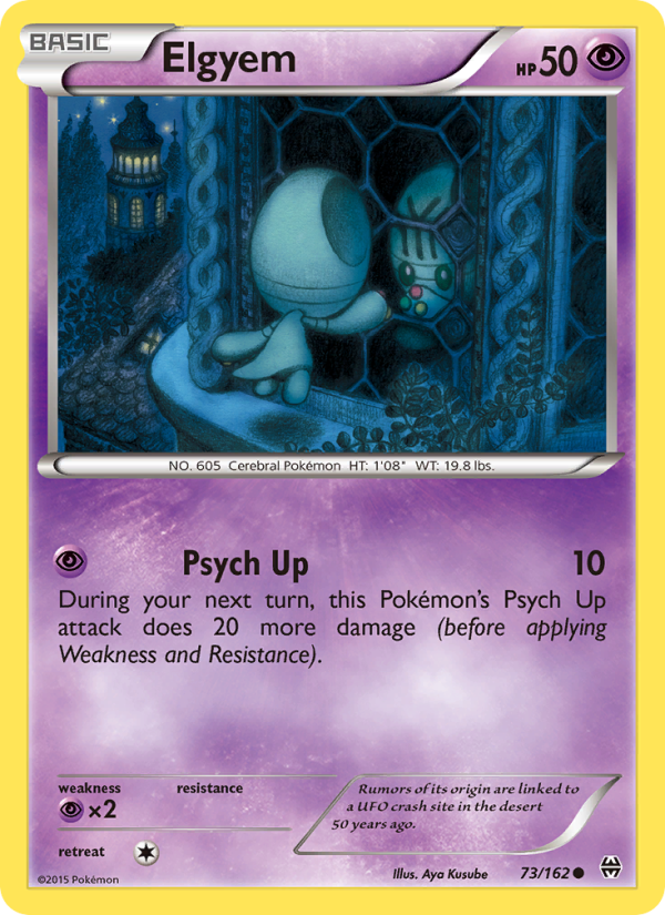Elgyem 73/162 - BREAKthrough Pokemon card