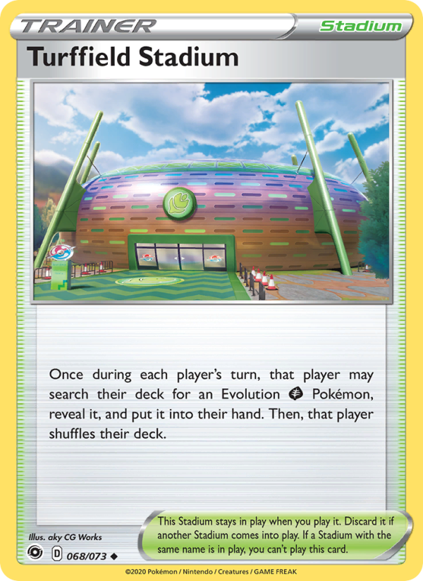 Turffield Stadium 68/73 - Champion's Path Pokemon card