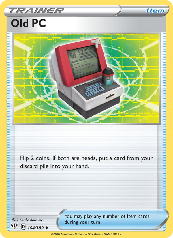 Old PC 164/189 - Darkness Ablaze Pokemon card