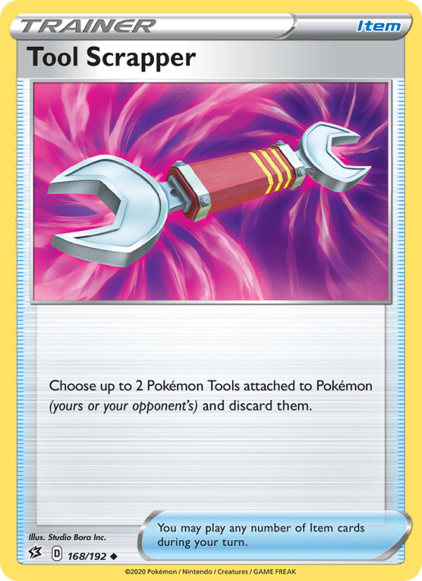 Tool Scrapper 168/192 - Rebel Clash Pokemon card