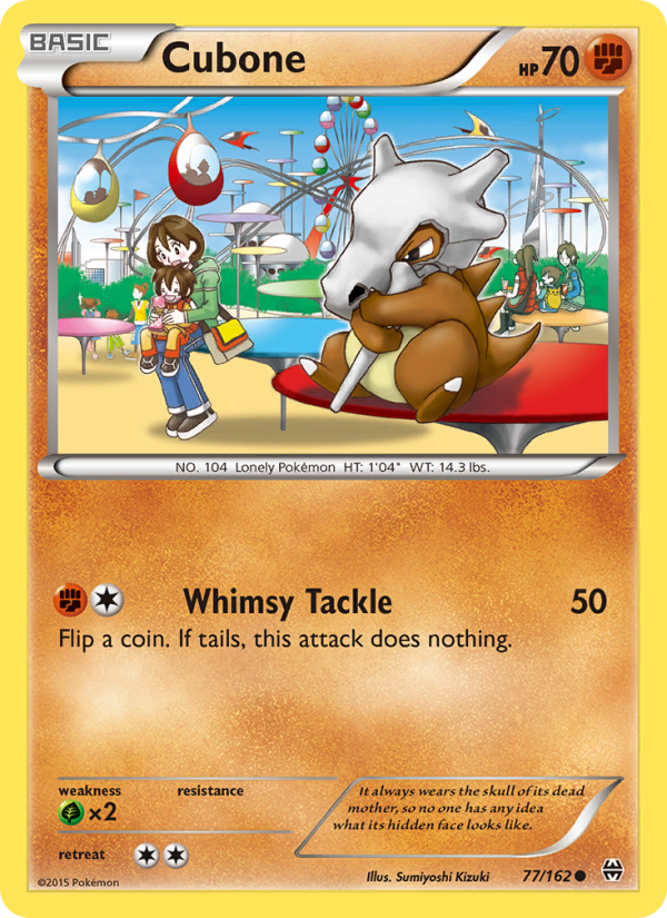 Cubone 77/162 - BREAKthrough Pokemon card