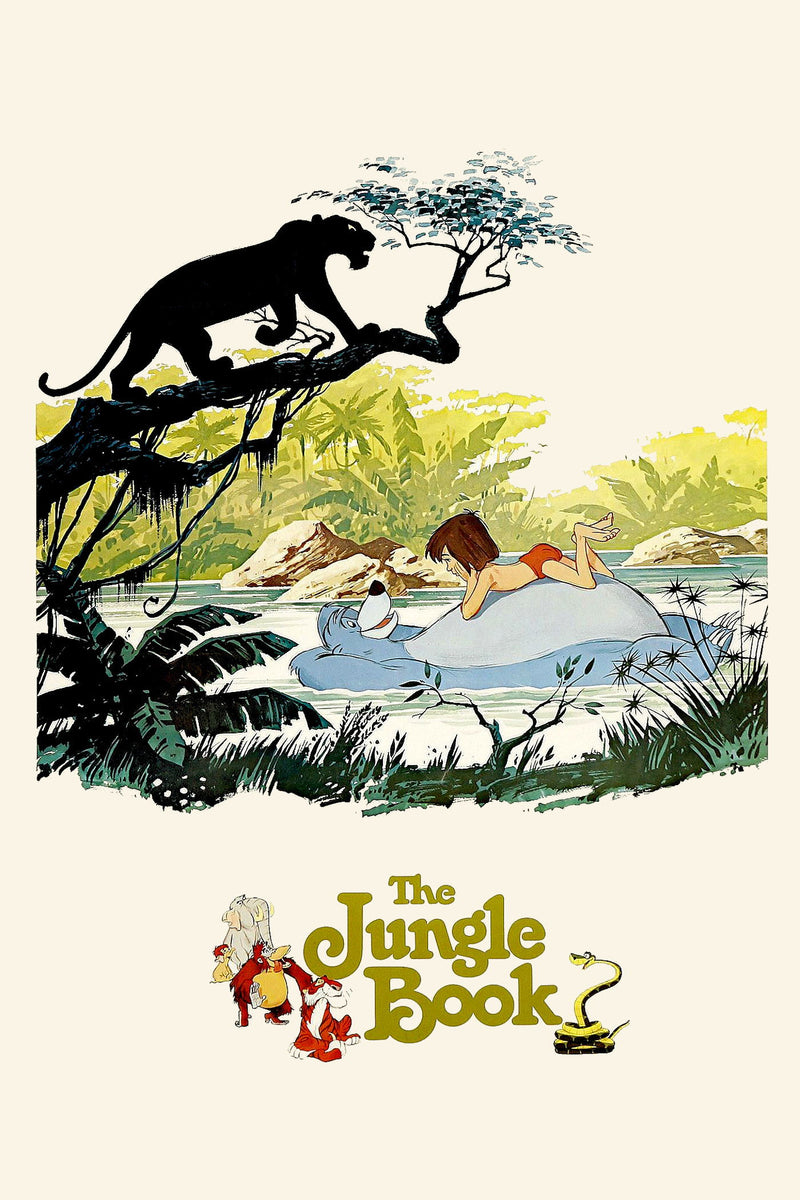 The Jungle Book VHS cover art