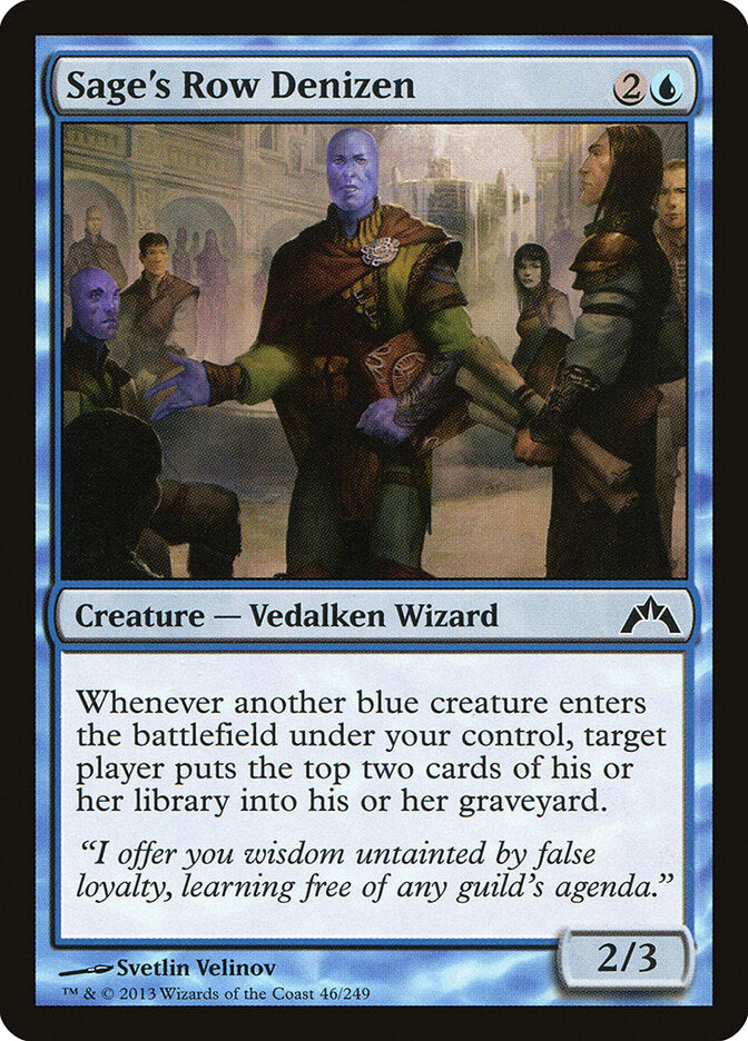 Sage's Row Denizen 46 - Gatecrash MTG card