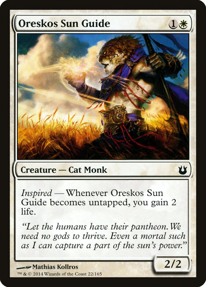 Oreskos Sun Guide 22 - Born of the Gods MTG card