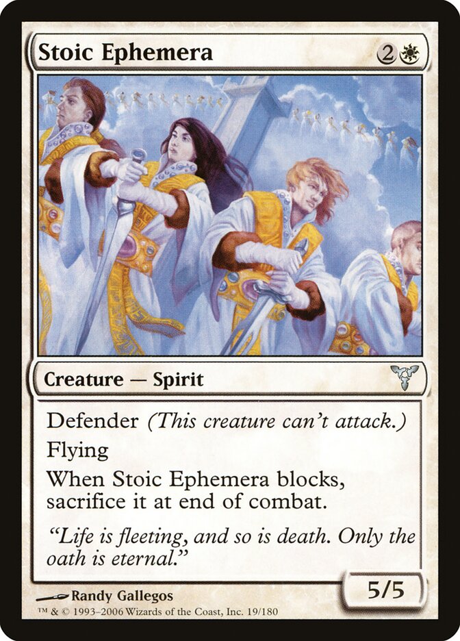 Stoic Ephemera 19 - Dissension MTG card