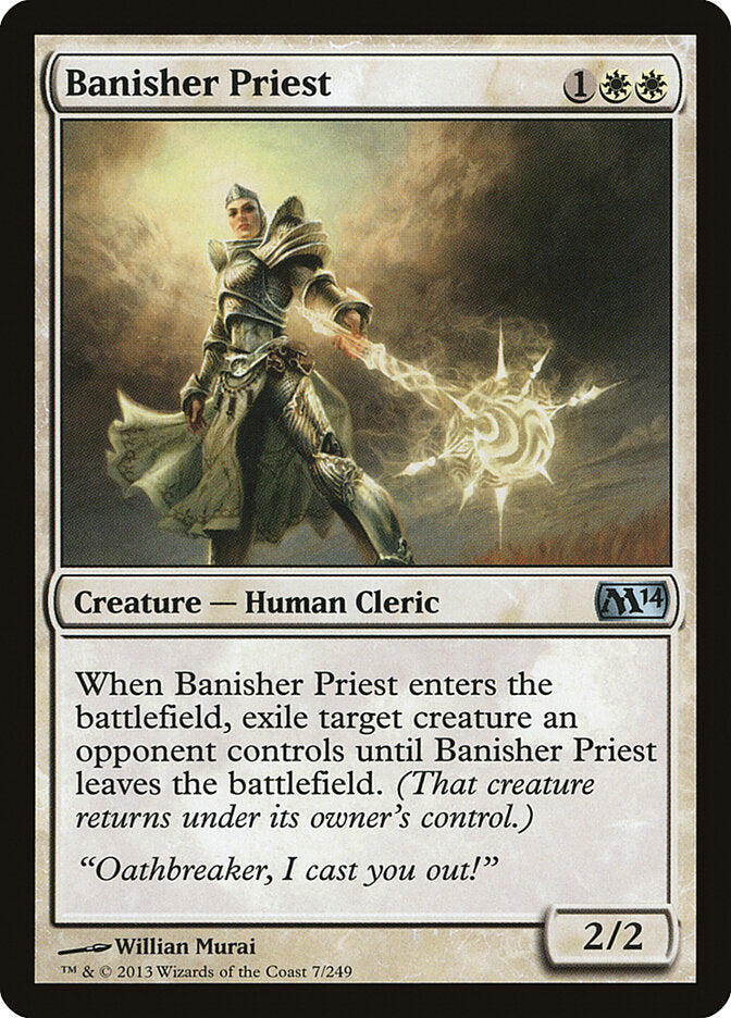 Banisher Priest 7 - Magic 2014 MTG card