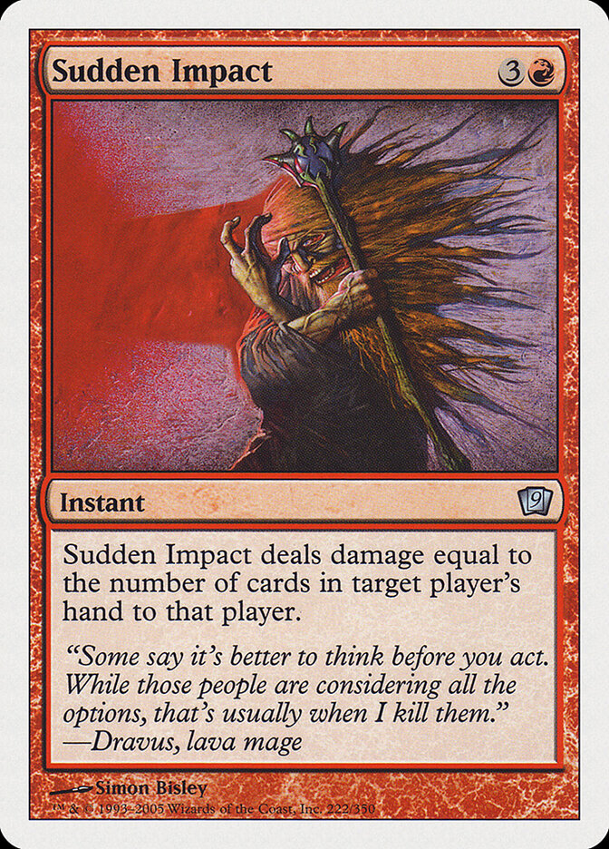 Sudden Impact 222 - Ninth Edition MTG card