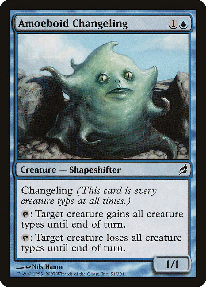 Amoeboid Changeling 51 - Lorwyn MTG card
