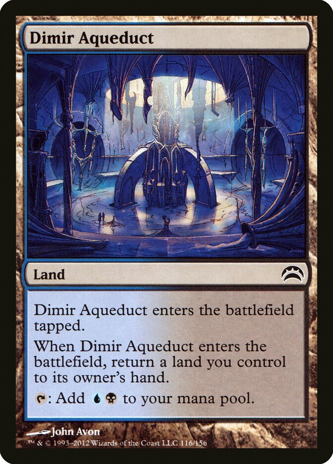 Dimir Aqueduct 116 - Planechase 2012 MTG card