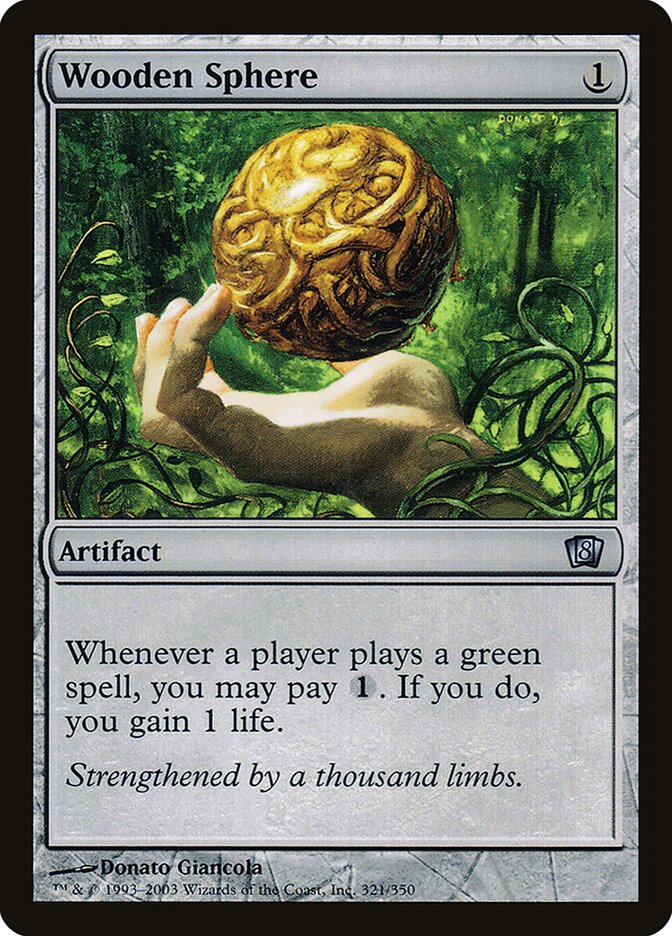 Wooden Sphere 321★ - Eighth Edition MTG card