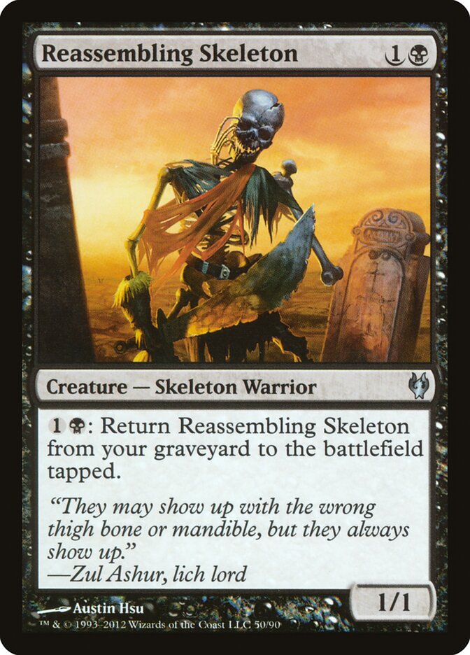 Reassembling Skeleton 50 - Duel Decks: Izzet vs. Golgari MTG card