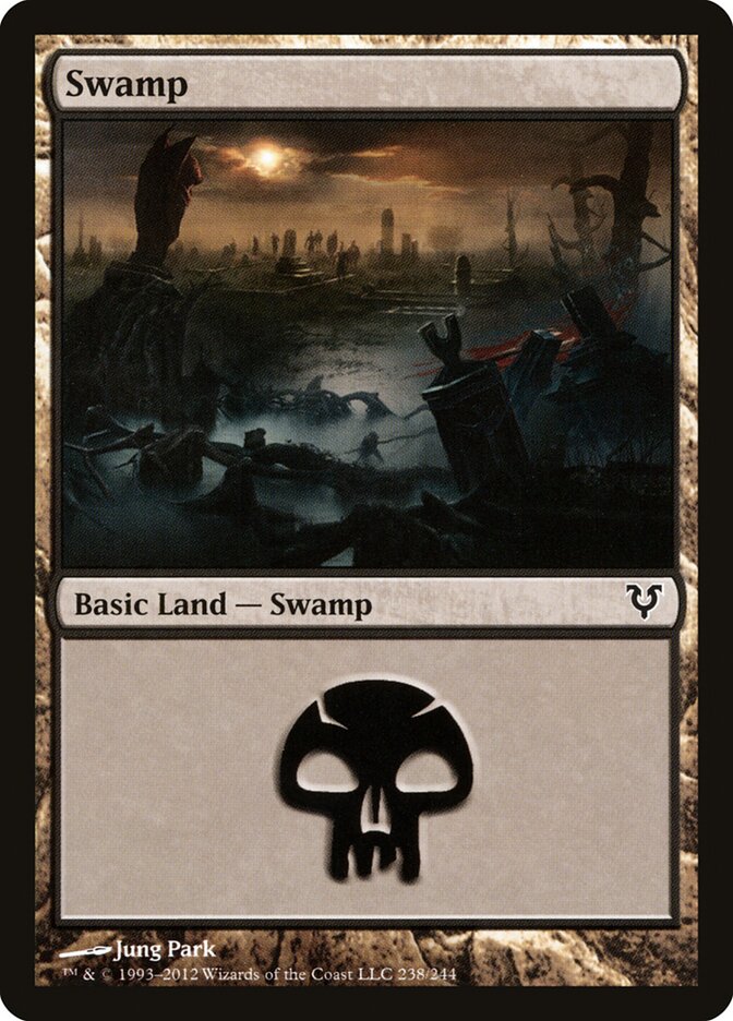 Swamp 238 - Avacyn Restored MTG card
