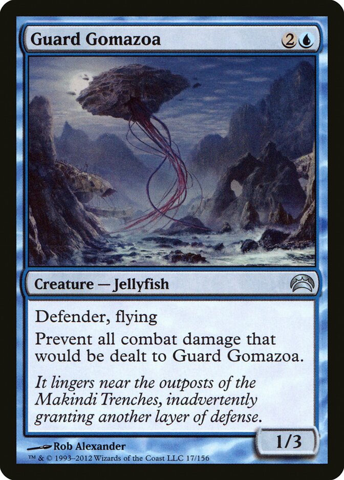 Guard Gomazoa 17 - Planechase 2012 MTG card