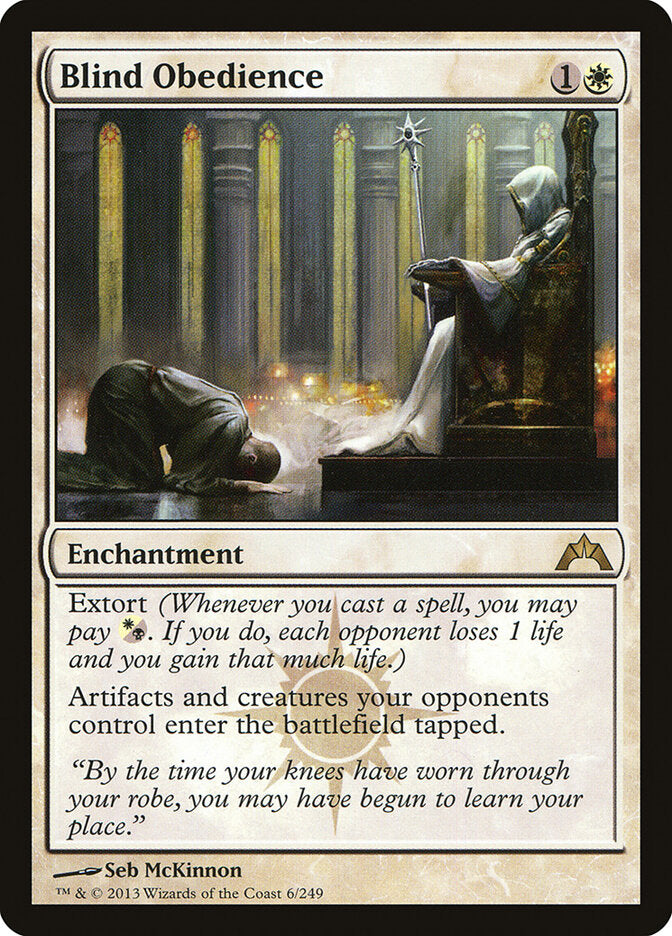 Blind Obedience 6 - Gatecrash MTG card