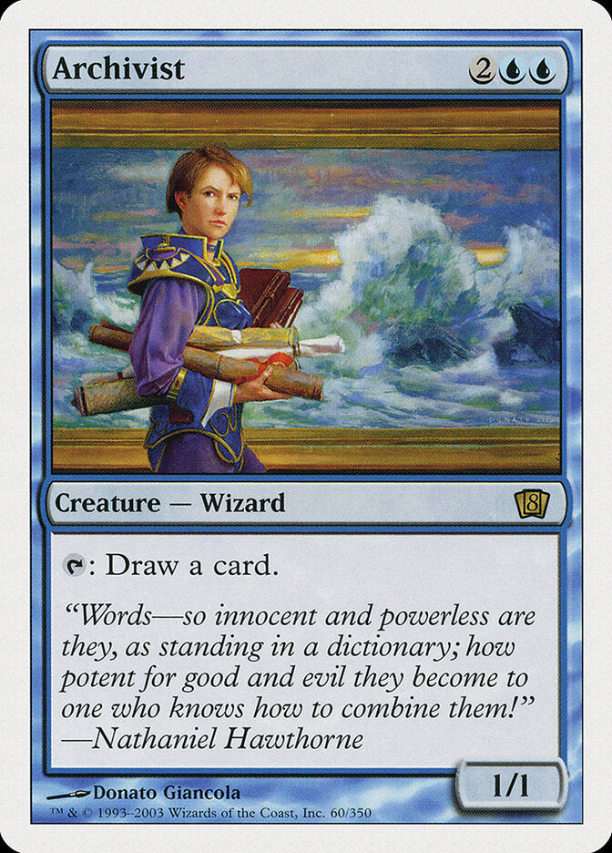 Archivist 60 - Eighth Edition MTG card