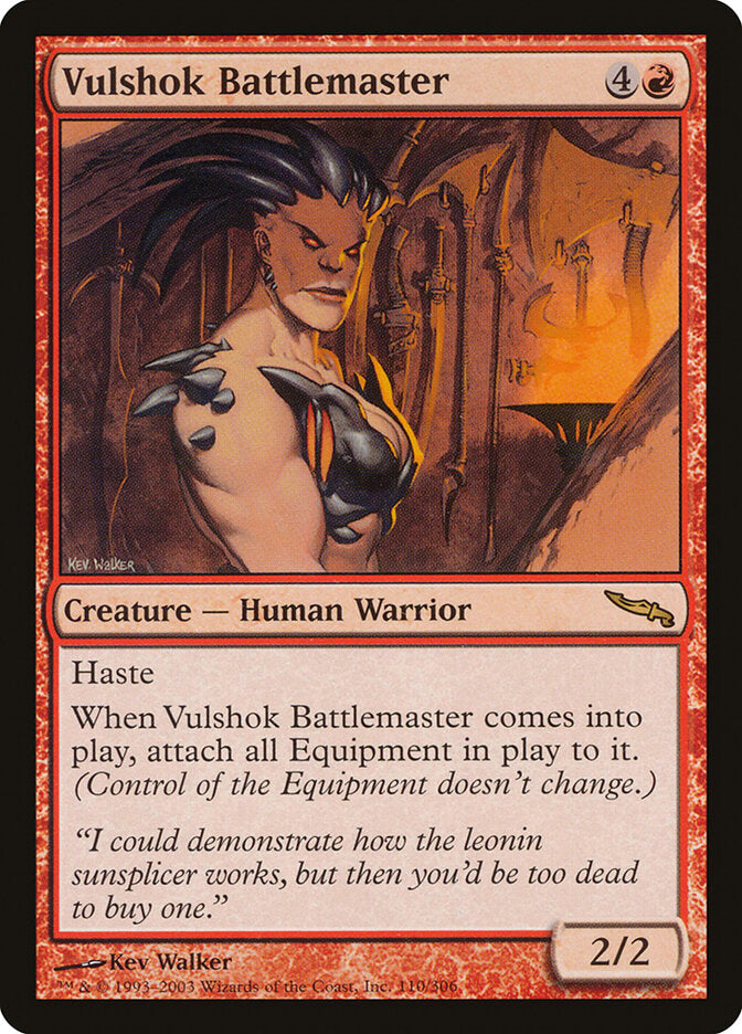 Vulshok Battlemaster 110 - Mirrodin MTG card