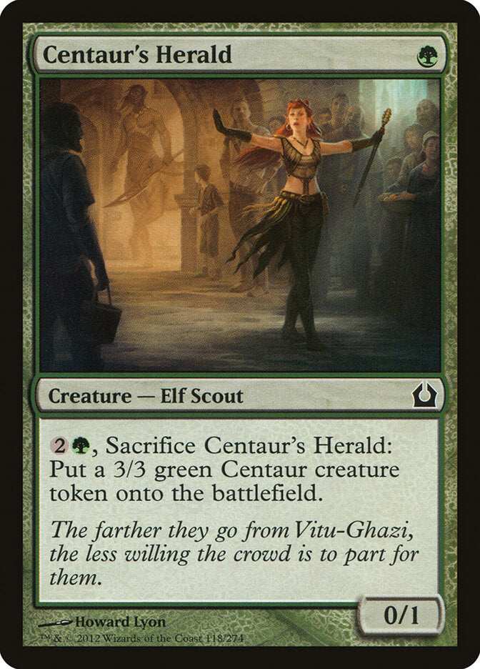 Centaur's Herald 118 - Return to Ravnica MTG card