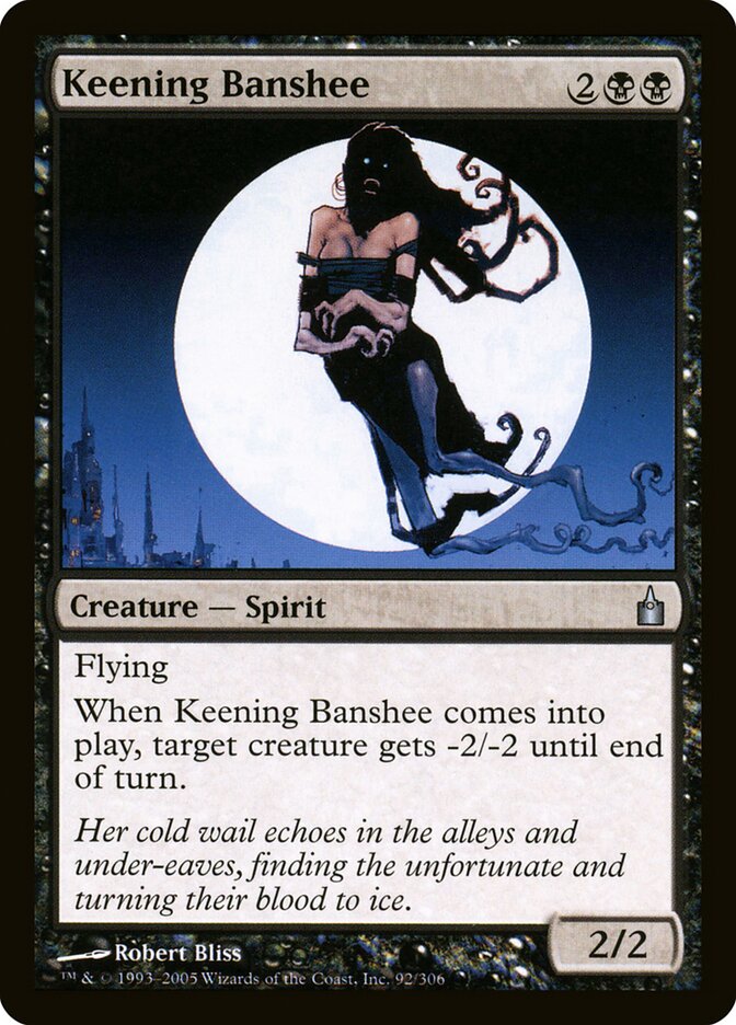 Keening Banshee 92 - Ravnica: City of Guilds MTG card