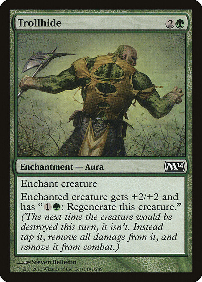 Trollhide 197 - Magic 2014 MTG card