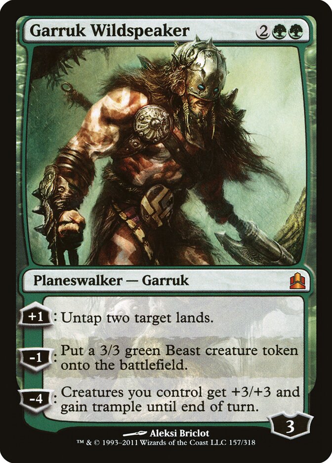 Garruk Wildspeaker 157 - Commander 2011 MTG card