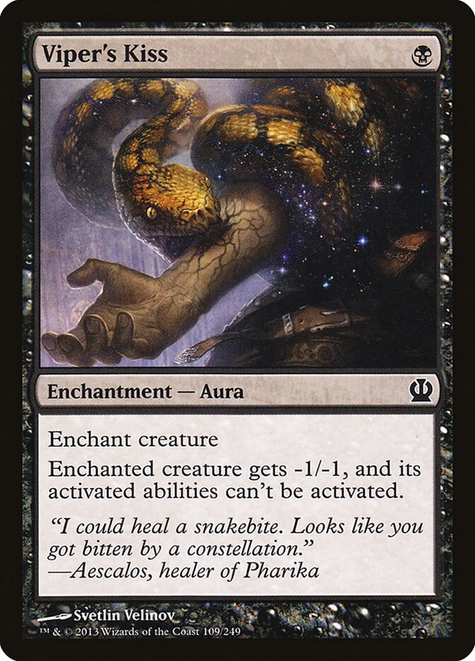 Viper's Kiss 109 - Theros MTG card