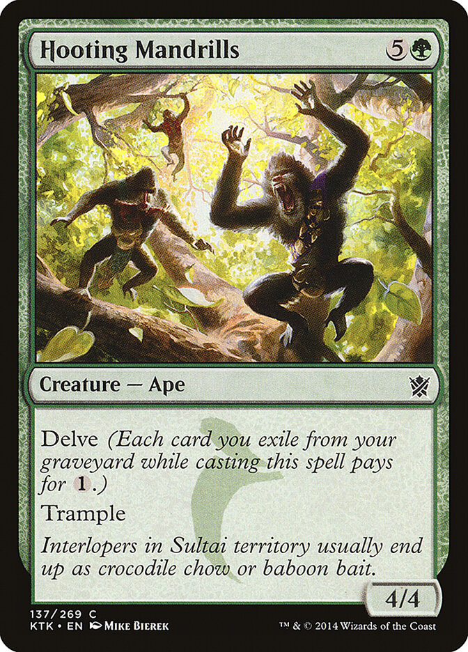 Hooting Mandrills 137 - Khans of Tarkir MTG card
