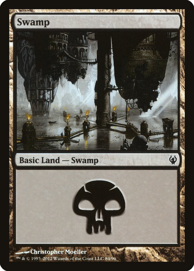 Swamp 84 - Duel Decks: Izzet vs. Golgari MTG card