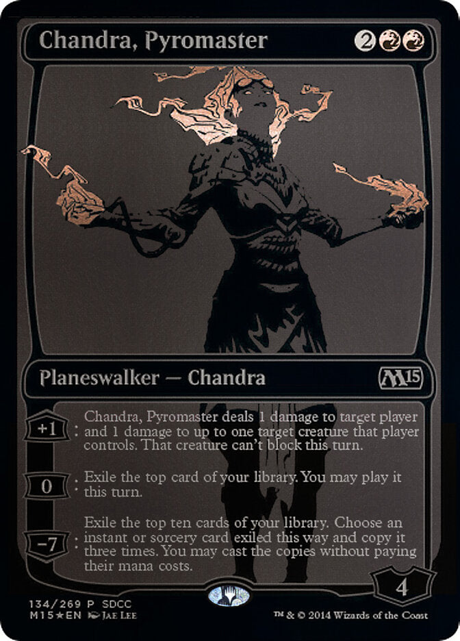 Chandra, Pyromaster 134 - San Diego Comic-Con 2014 MTG card