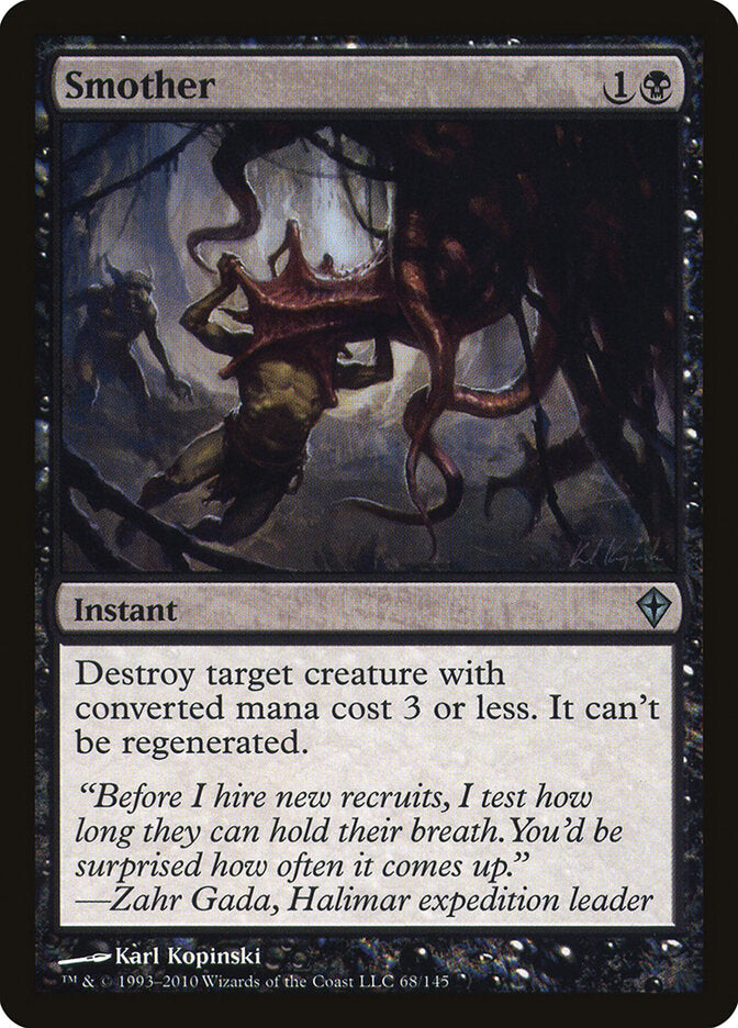 Smother 68 - Worldwake MTG card