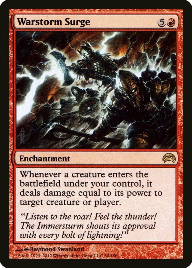 Warstorm Surge 54 - Planechase 2012 MTG card
