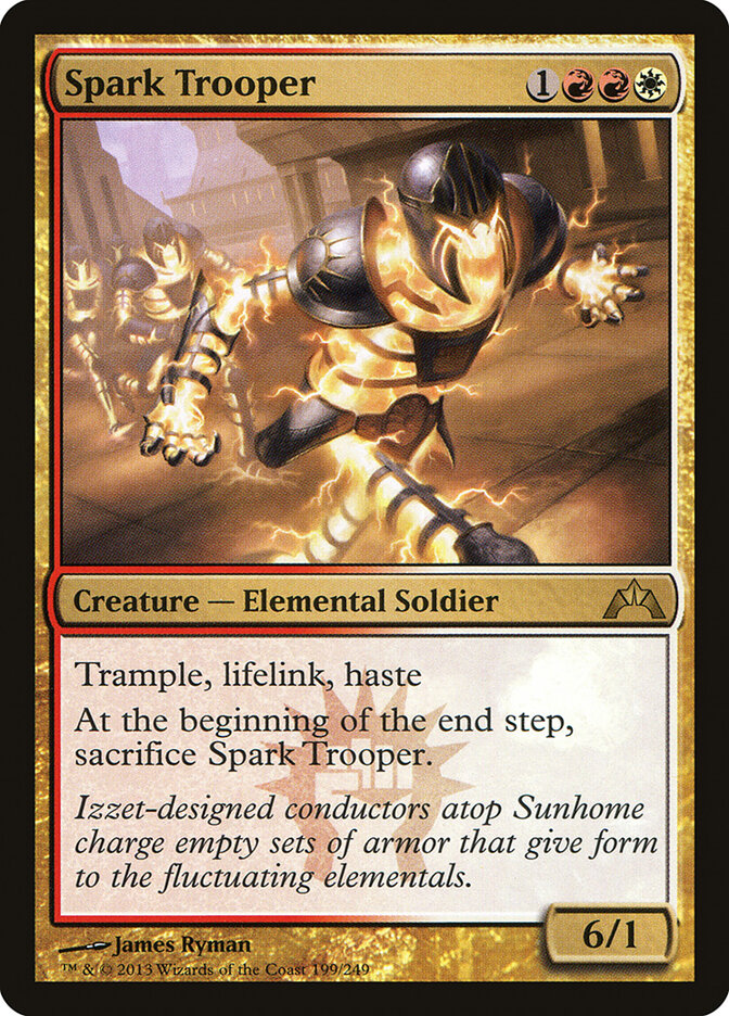 Spark Trooper 199 - Gatecrash MTG card