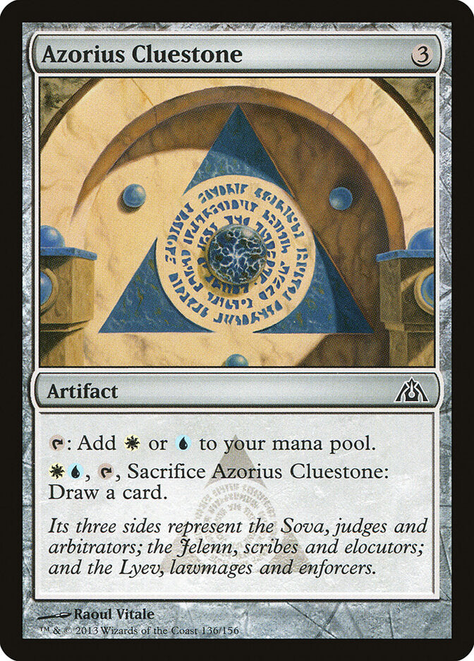 Azorius Cluestone 136 - Dragon's Maze MTG card