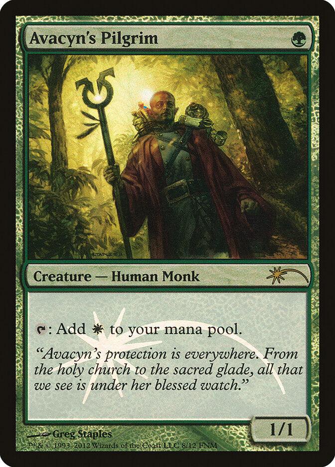 Avacyn's Pilgrim 8 - Friday Night Magic 2012 MTG card