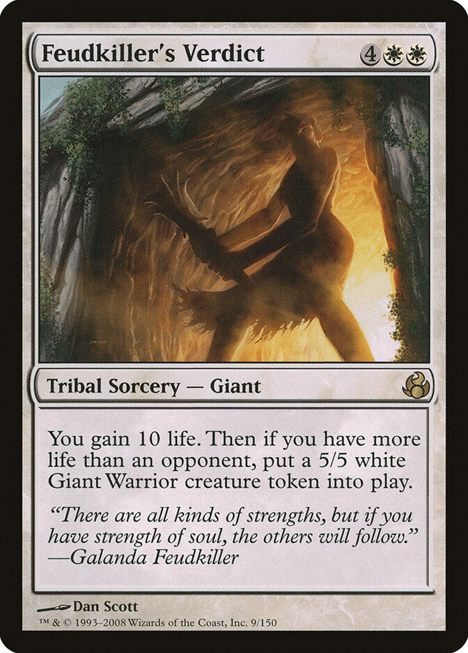 Feudkiller's Verdict 9 - Morningtide MTG card