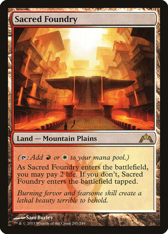 Sacred Foundry 245 - Gatecrash MTG card