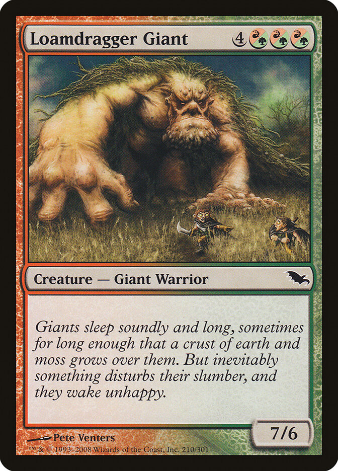 Loamdragger Giant 210 - Shadowmoor MTG card