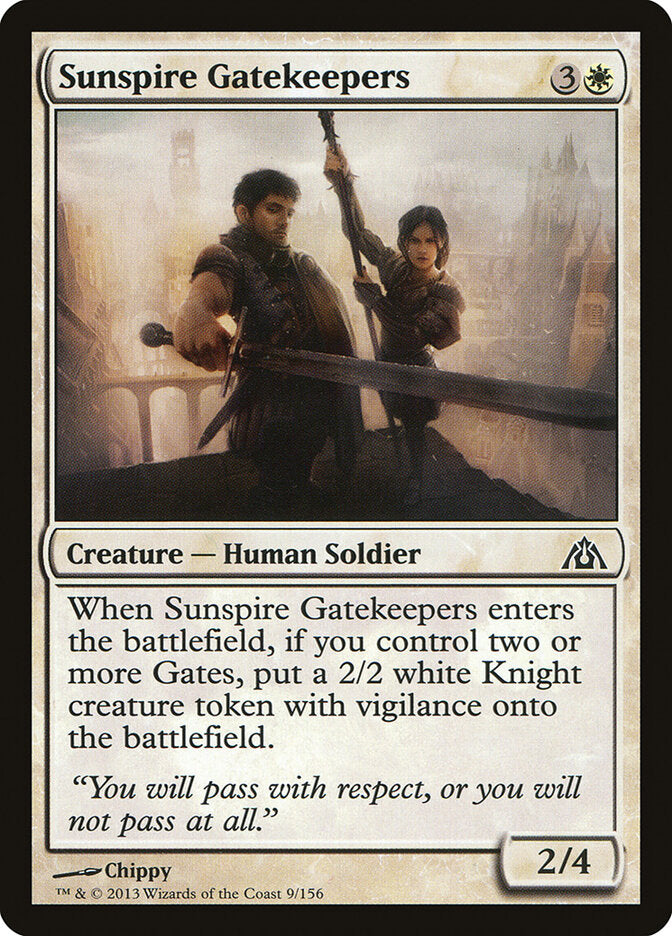 Sunspire Gatekeepers 9 - Dragon's Maze MTG card